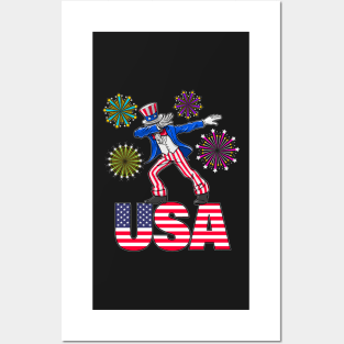 Uncle Sam Dab Posters and Art